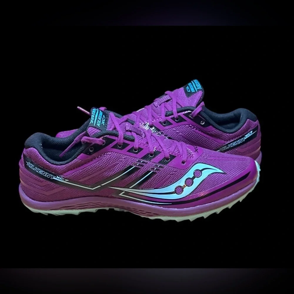 Size 5 - Saucony Shoes Womens 10 Purple Kilkenny XC7 Running Mesh Low S19041-3‎